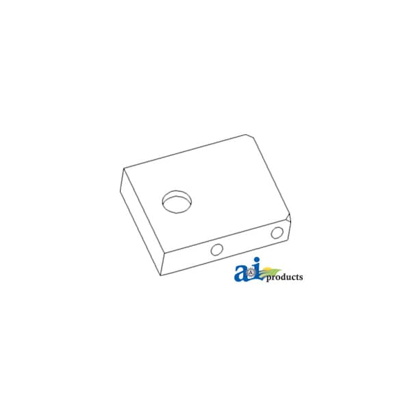 Lock Plate, Draft Link End 3.3" x3.3" x1.1"